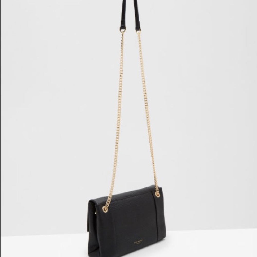 Ted Baker Parson Bag Soft Black Leather Purse - Picture 2 of 8